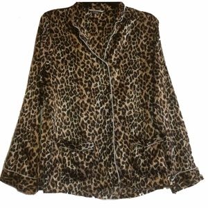 Victoria’s Secret Cheetah Pajama Shirt